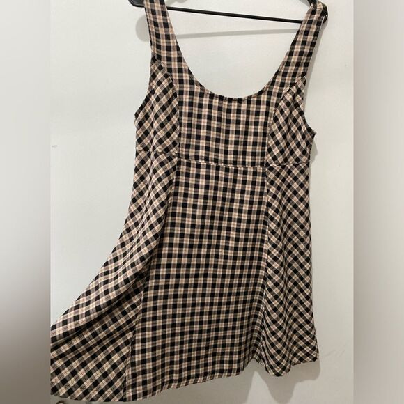 Barlow plaid mini midi dress - Picture 3 of 6